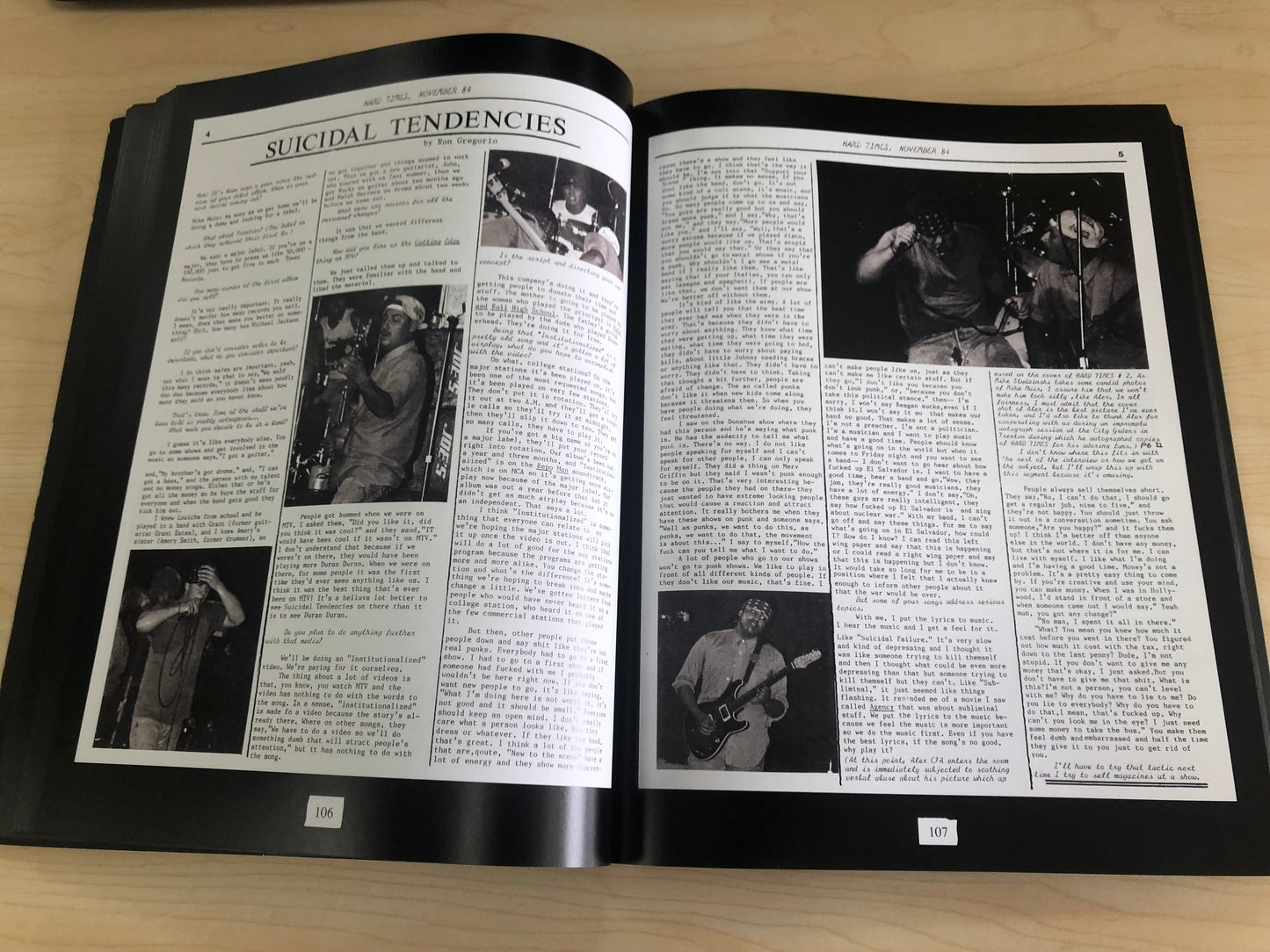 Hard Times Magazine: An Anthology of '80s Punk and Hardcore by Ron Gregorio and Amy Yates Wuelfing