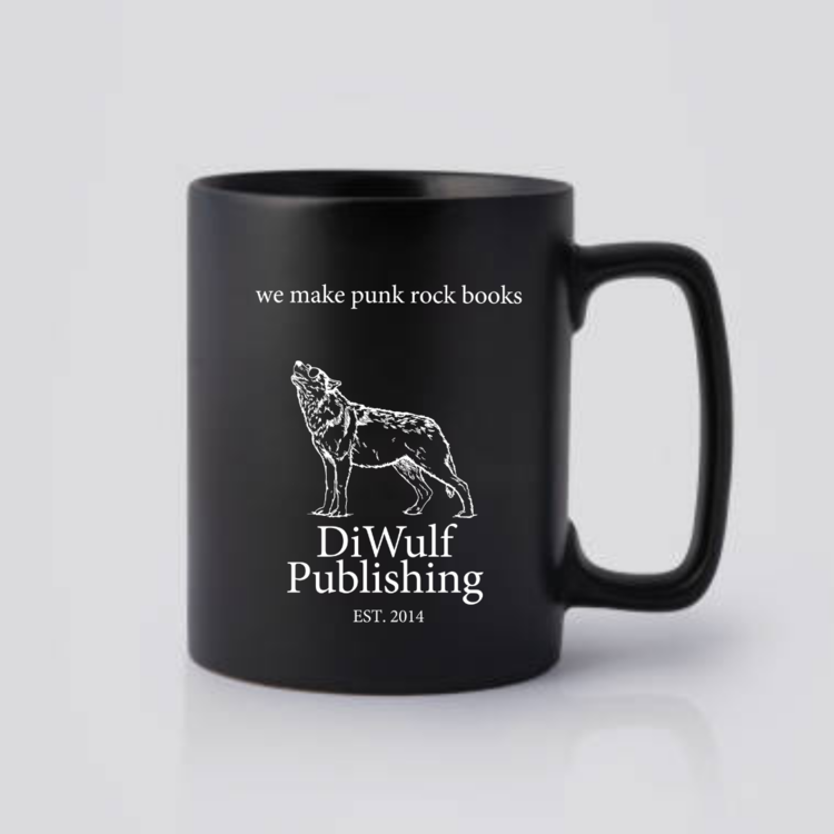 DiWulf Publishing House 11 oz Coffee Mug "We Make Punk Rock Books"