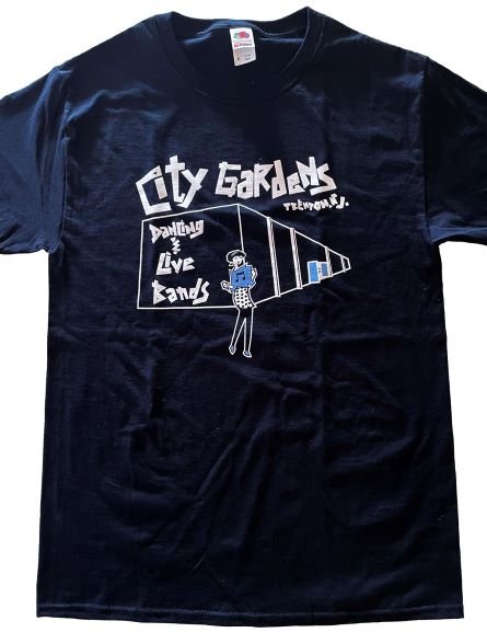 Replica "Vintage" City Gardens T-Shirt - Selecter Two Tone Chick In Front Of The Building!